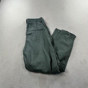 COS Pants Mens 30 Green Wool Cashmere Pleated Dress Trousers Made In Romania